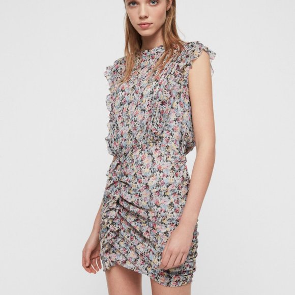 all saints hali sketch dress